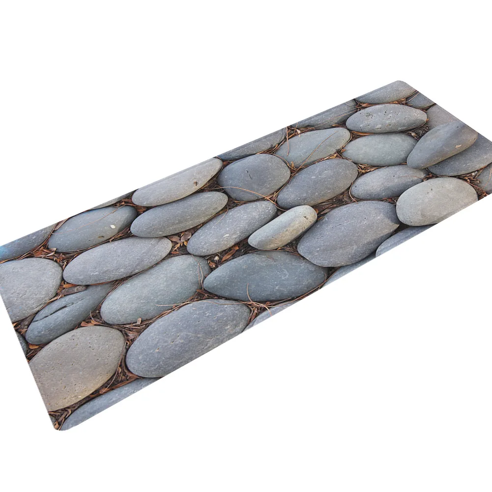 Weeds Zeegle Stone Printed Balcony Table Chair Rug Kitchen Mat Doormat Anti-slip Floor Mat For Living Room Bedroom Carpet Bedside Rugs - Цвет: Weeds