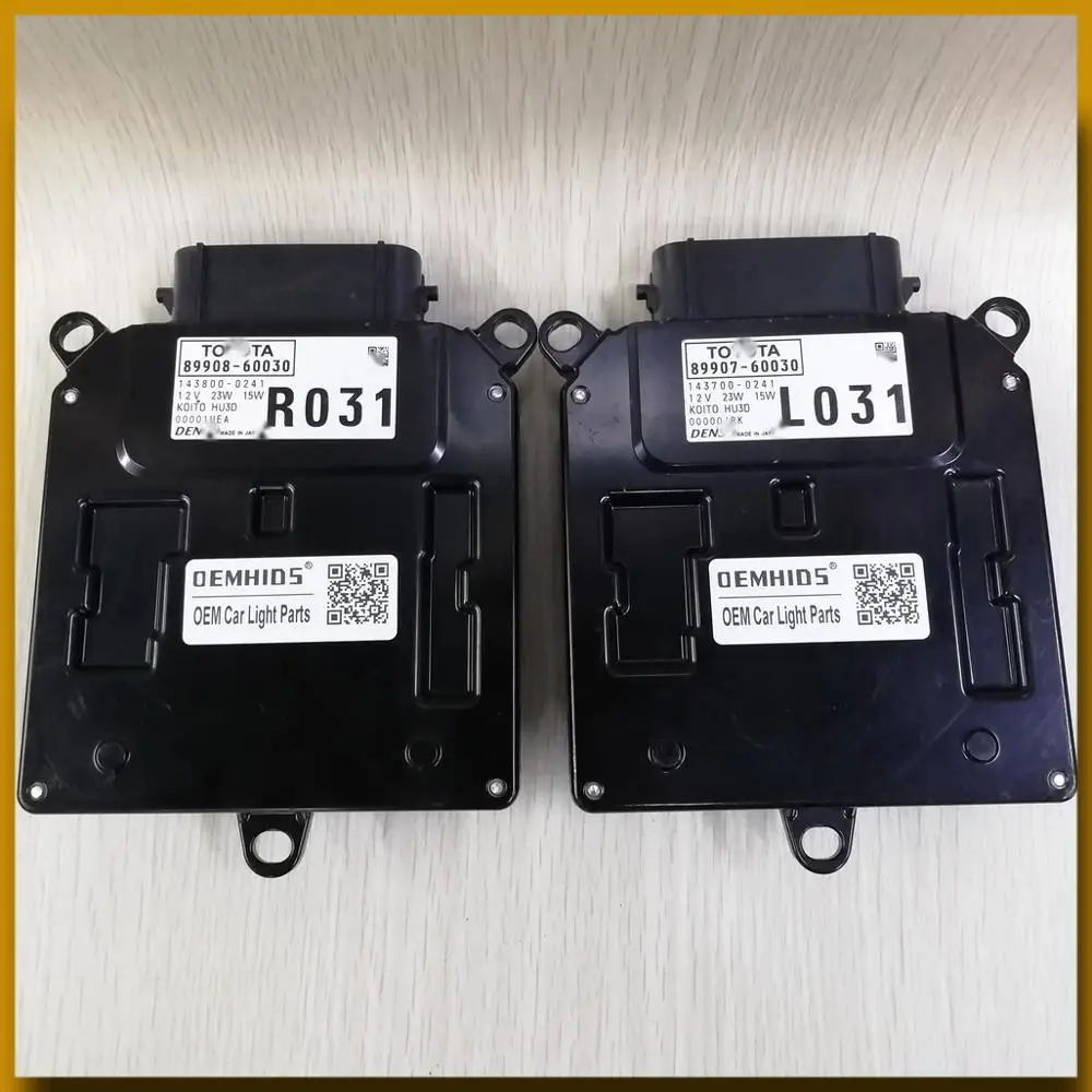 89907-60030 L031 левый светодиодный балласт используется OEMHIDS для Prado GDJ150 TRJ150 фара блок управления правый 89908-60030 R31