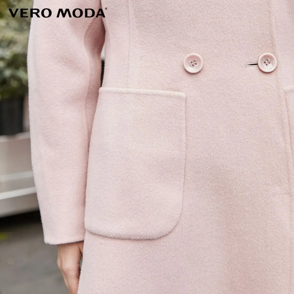 Vero Moda новое шерстяное Двустороннее пальто с декоративным бантом | 319427509