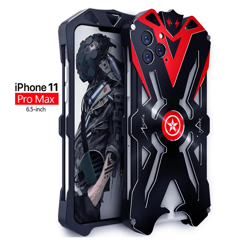 Чехол для iPhone 11 Pro Max, защитный чехол, авиационный алюминиевый металлический мощный чехол для iPhone 11 Pro Max, противоударный чехол