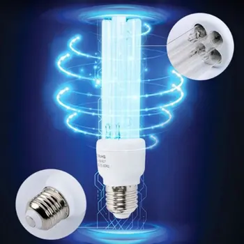 

UVC Ozone Ultraviolet Germicidal Lamp UV Sterilization Ultraviolet Disinfection Lamp Integrated Household Sterilization Lamp