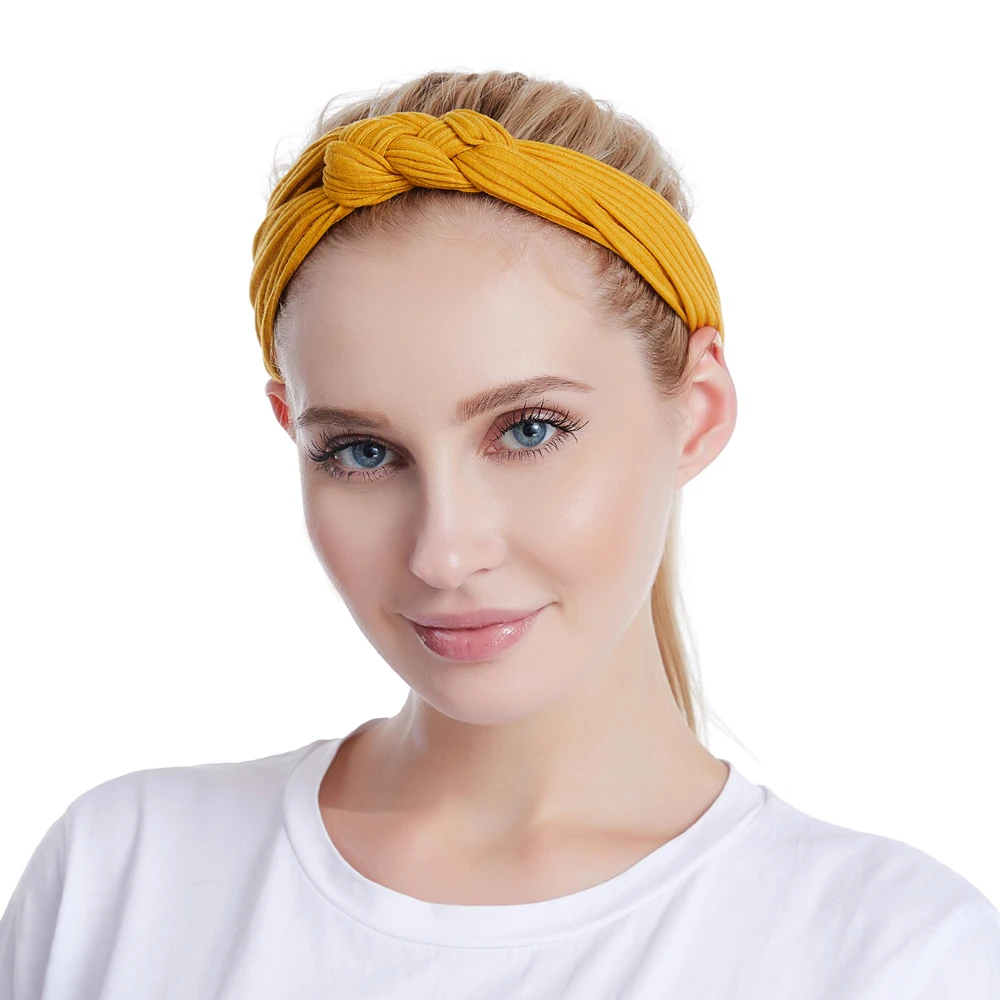 Winter Warm Twist Fashion Cotton Headband for Women High Quality Cross