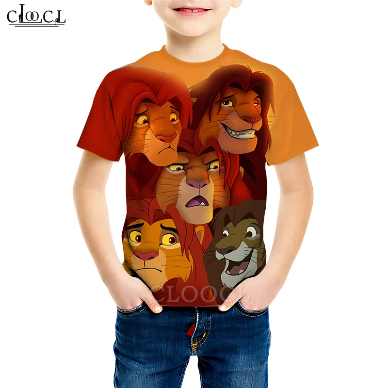 Kids T shirt 11 Футболка Dumbo, футболки для всей семьи с 3D принтом, милые Simba с героями мультфильмов, футболки для маленьких мальчиков и девочек с коротким рукавом для детей, Повседневные детские топы, M206 - Цвет: Kids T shirt 11