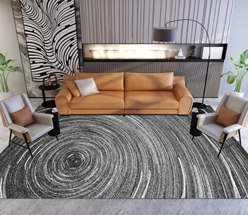 

Nordic Style Sofa Area Rug Soft Anti-slip Bedroom Bedside Mat Kitchen Balcony Floor Rug Geometric Parlor Living Room Carpet