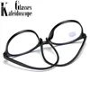 TR90 Frame Reading Glasses Women Men Classic Round Eyewear Oversized Hyperopia Glasses Diopter +100 +150 +200 +250 +300 +350 2