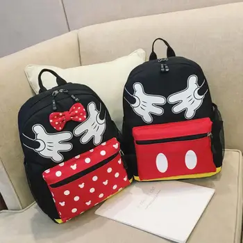 

Disney Mickey Bags For Girls Kindergarten Children Schoolbags Cartoon Mickey Mouse Baby Girl School Backpack Cute Backpack