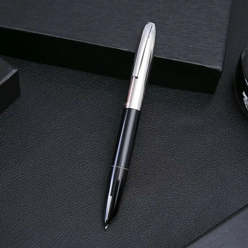 Shanghai-HERO-565-Fountain-Pen-Ink-Pen-Arrow-Mark-Stainless-Steel-Cap-Fine-Nib-Stationery-Office (3)