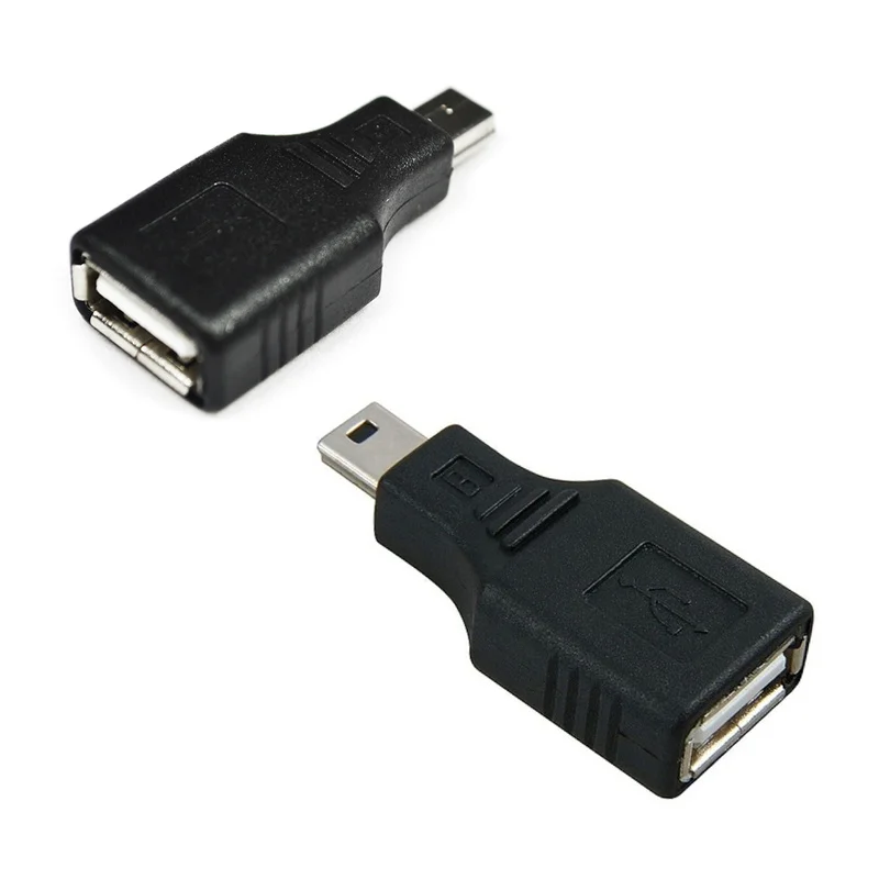 OTG Кабель-Удлинитель USB 2,0(мама) 5-контактный разъем B штекер USB адаптер для компьютера ПК адаптер планшета черный USB Пол чейнджер