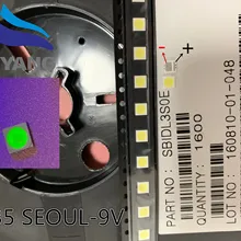 50pcs/lot For 3535 SEOUL 9V LED Repair TV Application LCD Backlight for TV LED Backlight 1W-3W 9V 3535 3537 Cool white CHIP-1