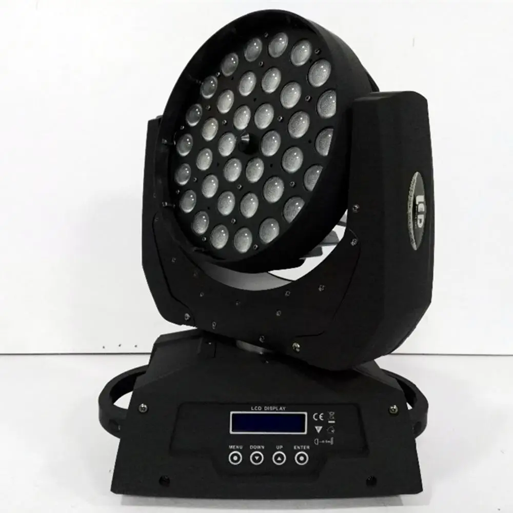 Led wash 36x12 Вт Приспособление RGBWA 4в1 led zoom луч сценический светильник с подвижной головкой динамический круглый секционный Контроль dmx led zoom wash светильник