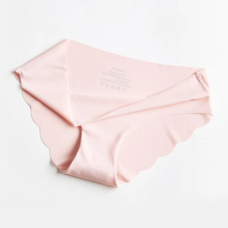 Ropa interior femenina, волнистые края, сексуальные женские трусики, высокое качество, нижнее белье для женщин, majtki damskie bielizna damsk, женские трусики - Цвет: Розовый