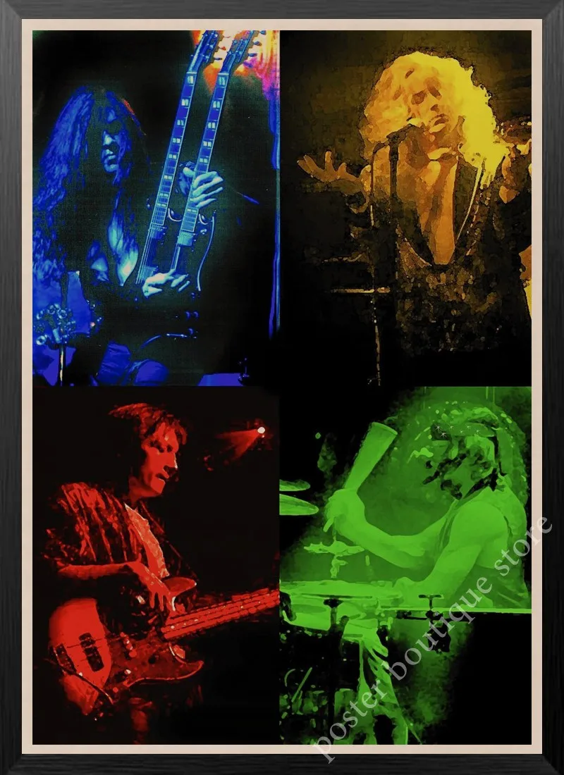 Led Zeppelin рок-н-РОЛ постер, Jimmy страница, Роберт Плант винтажные наклейки домашний Декор наклейки на стену девять процентов/4