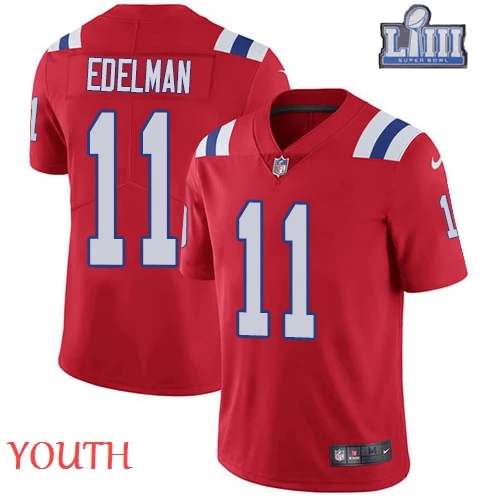 YOUTH Молодежные Дети Новая Англия Rob Gronkowski Патриоты Super Bowl LIII Bound Rush jersey - Цвет: YOUTH