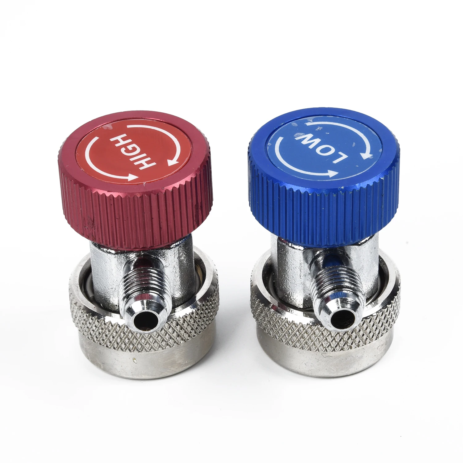 

Blue/Red Metal R134a Car Air Conditioner Valve Core Quick Remover Installer High Low Pressure