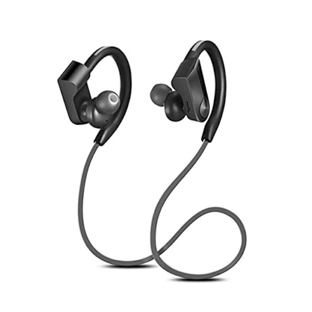 Красный Спортивные Bluetooth Наушники Беспроводные водонепроницаемые наушники Bluetooth наушники 3 цвета стерео Бас двойная гарнитура с микрофоном для телефона - Цвет: Красный