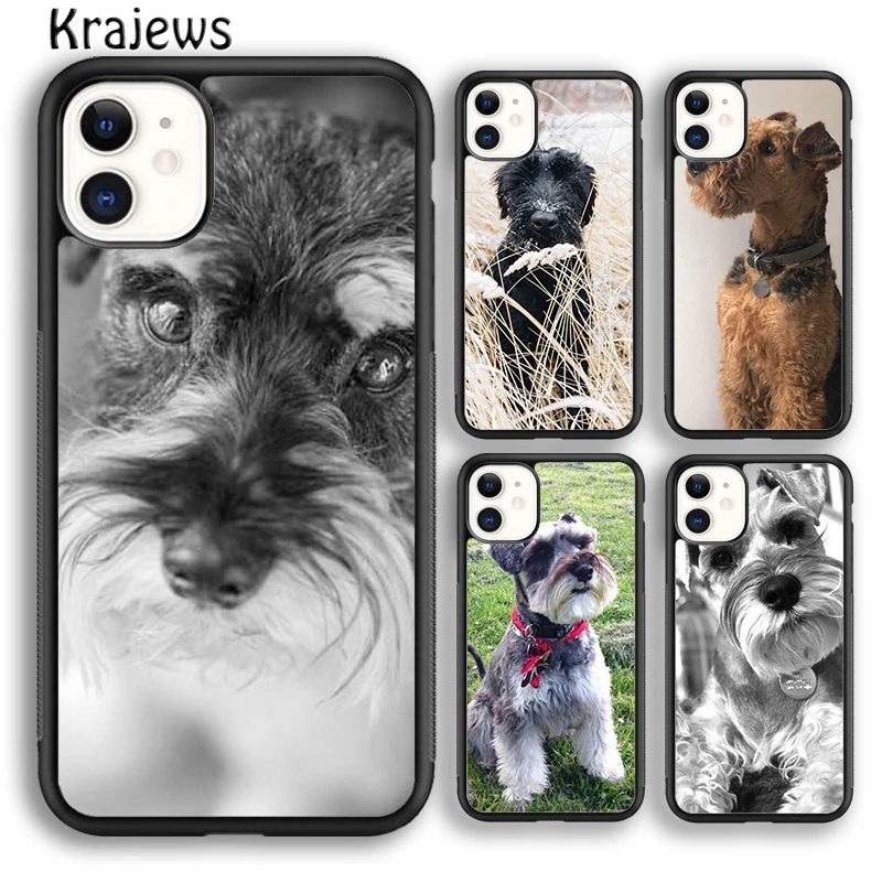 Krajeans Airedale Terrier Cute Mum Dog Phone Case Per Iphone 15 Se2020 14 6 7 8 Plus Xr Xs 11 12 13 Pro Max Plus Coque Fundas