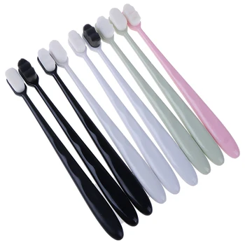 

18.5cm Deep Cleansing Toothbrush Brush For Oral Care Ultra-Fine Eco-friendly Adult Toothbrush