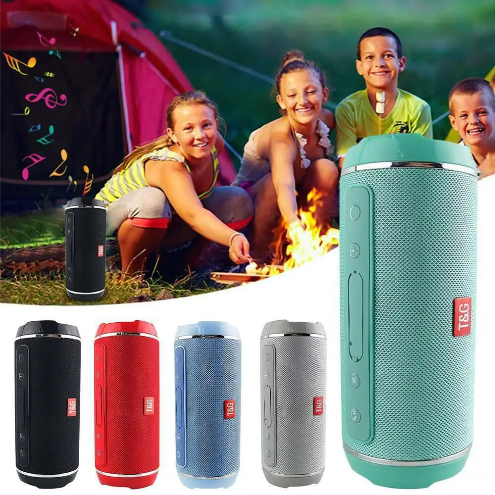 

Dual diaphragm Wireless Bluetooth Speaker Waterproof Stereo Bass USB/TF/AUX MP3 Portable Music Player outdoor portable bluetoot