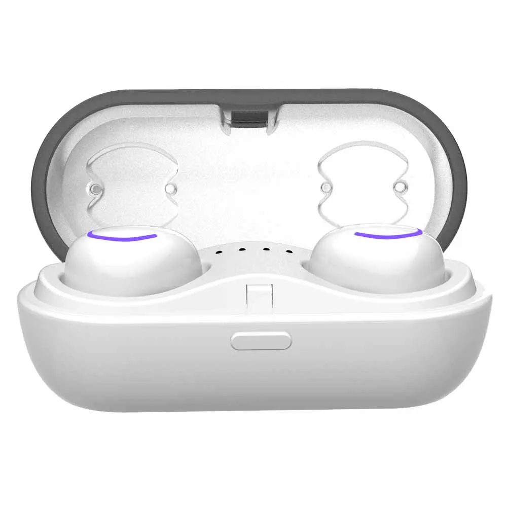 HBQ Q18 беспроводные наушники TWS наушники Bluetooth наушники Оригинальные стерео наушники Спортивная гарнитура с микрофоном - Цвет: Белый