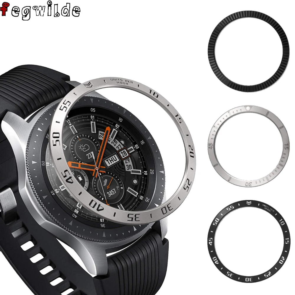 Melankoli Sightseeing radius bezel Ring For Samsung Galaxy Watch 4 Classic 46mm 42mm Gear S3 Frontier  Metal Anti Scratch Cover Accessories watch 3 45mm 41mm|Watch Cases| -  AliExpress