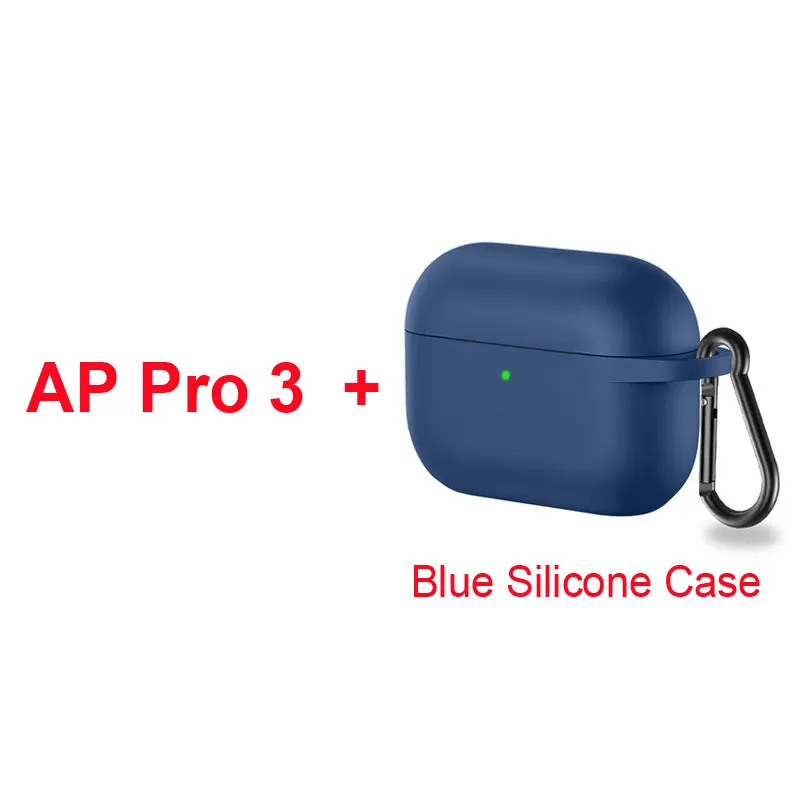 AP Pro 2 3 1:1 Новые беспроводные Bluetooth наушники i12 TWS гарнитура спортивные вкладыши i9000 i500 музыка Смарт сенсор для iPhone Xiaomi - Цвет: AP Pro3 Blue