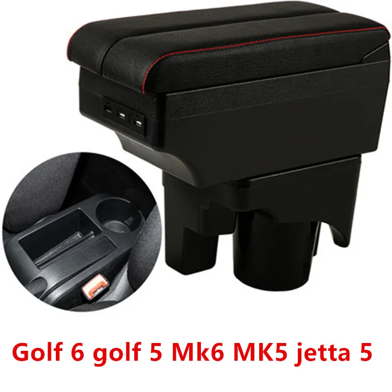 Для VW golf 6 golf 5 Mk6 MK5 jetta 5 подлокотник коробка USB