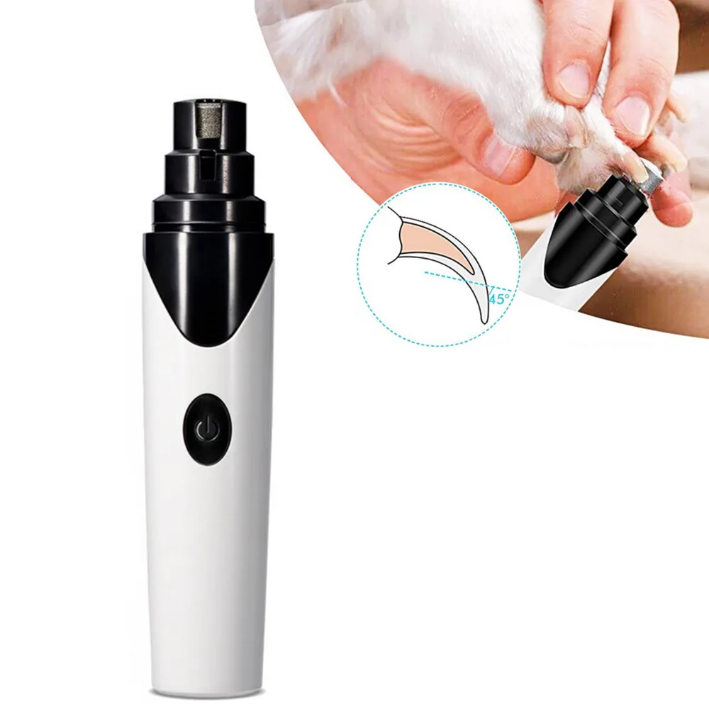 

Rechargeable Pet Nail Grinder Dog Cat Nail Clippers USB Charging Nail File Paw Trimmer Clipper Paws Grooming Trimming Nail Care