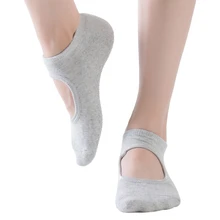 2 упаковки, женские профессиональные спортивные противоскользящие носки для йоги, короткие носки с захватами для йоги, пилатеса, балета, гимнастики, танцев
