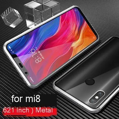 Чехол для Xiaomi mi 8 360 с полным магнитом, металлическая рамка, Двойная Передняя Задняя стеклянная Прозрачная крышка для Xiomi mi 9 SE lite 9t A3 mi 8 Explore ore