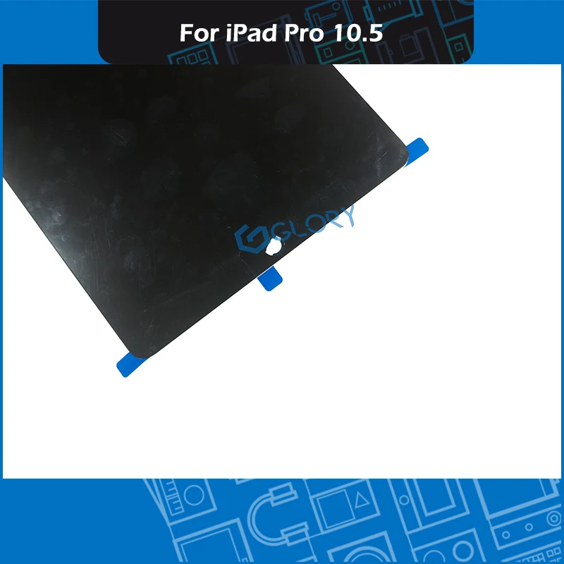 A1701 A1709 ЖК-дисплей в сборе для iPad Pro 10,5 дисплей Панель кодирующий преобразователь сенсорного экрана в сборе без кнопки