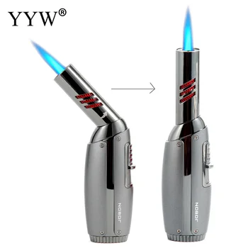 

Mini Jet Torch Cigarette Windproof Lighter Encendedor Ignition Burner Cakmak Esqueiro Isqueiro Rotary Head Spray Gun Lighters