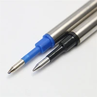 0.5mm blue and black Red roller Pen Refill Smooth writing Metal ballpoint pen refill 5PCS/lot Stationery pen writing accessories 2