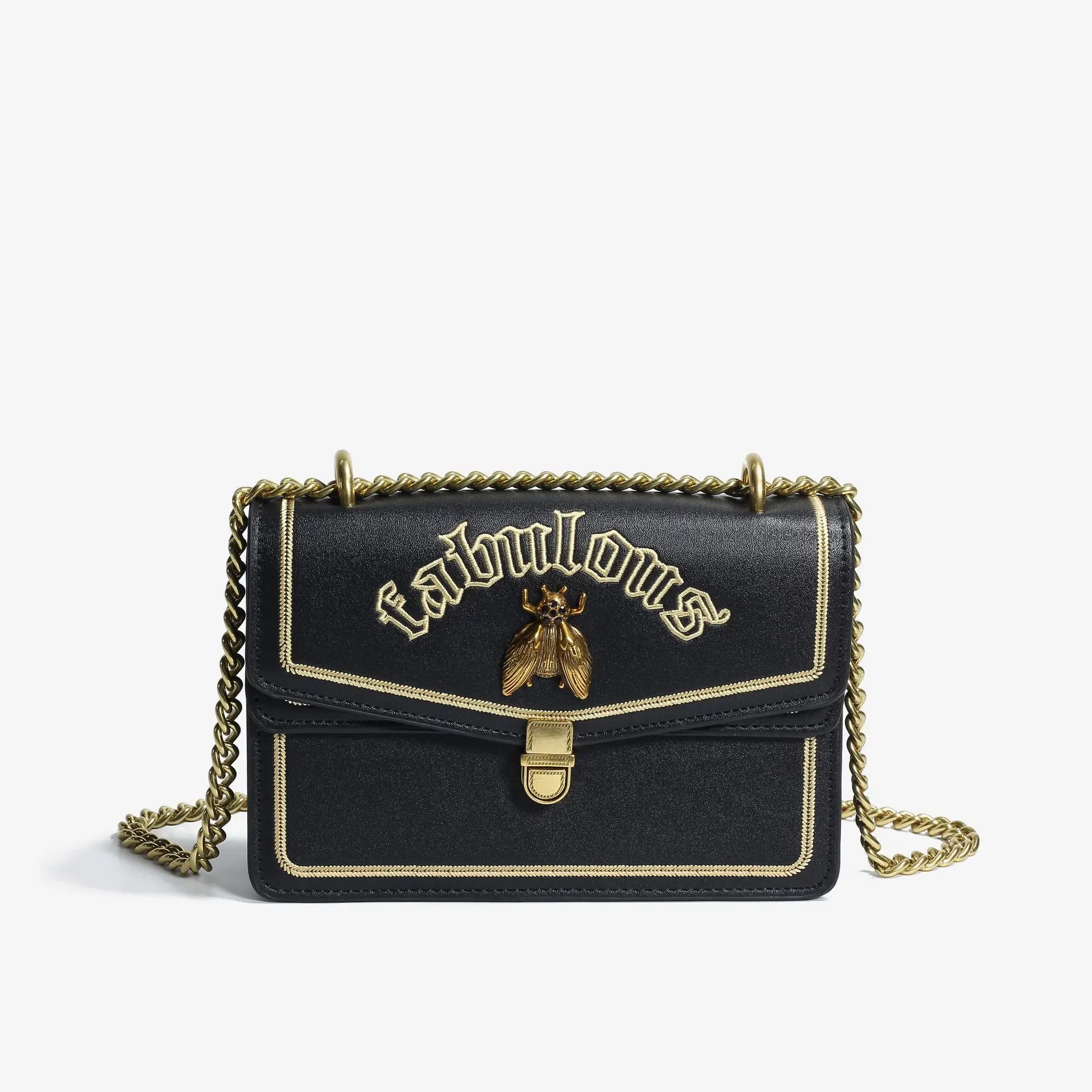 

Designer Flaps Genuine Leather Ladies Shoulder Bags Fashion Chain Messengers Latest Trend Handbags