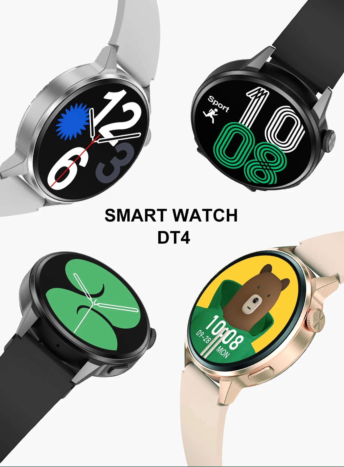2022 NFC Smart Watch Women Bluetooth Call Sport GPS Track Watches Men Custom Dial Heart Rate ECG PPG Smartwatch For Android IOS