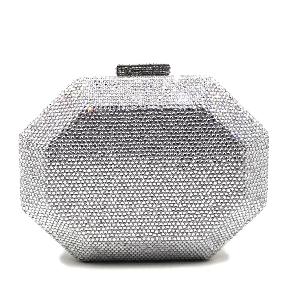 

Diamond Evening Bag Clutch Wedding Banquet Annual General Meeting Diamond Parcels Evening Gown Crystal Bag Chain the Bride Bag