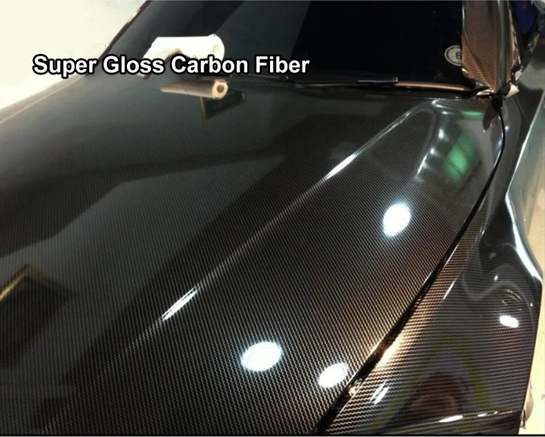 2D 3D 4D 5D 6D High Gloss Carbon Fiber Vinyl Wrapping Film For Car Vinyl Wrap Sheet Laptop Skin Phone Cover Motorcycle