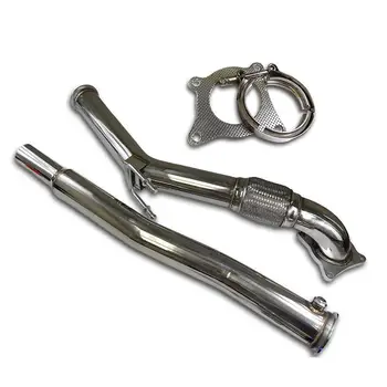 

Car Muffler Tail Pipe Exhaust Pipe Stainless Steel Downpipe Car Modification Accessories For Volkswagen Golf MK5/MK6 2006-2010