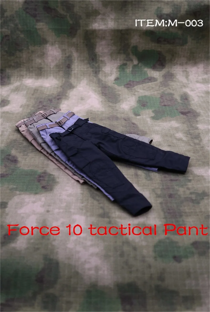 

Scale 1/6 Soldiers Combat Pants Army Pants Trendy Men's Trendy Casual Long Pants 4 Colors Available Spot For Collection