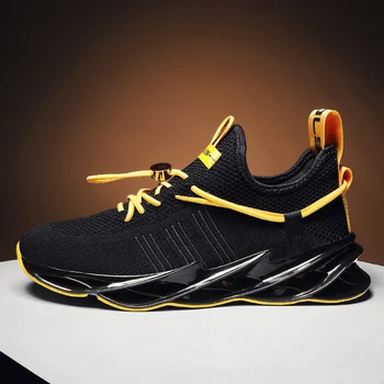 

Blade Men Running Shoes Shock Absorption Cushion Breathable Lightweight Comfortable Athletic Outdoor Sports Sneakers Zapatillas