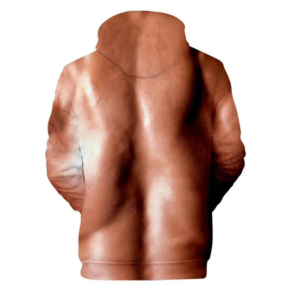 Корейская версия мужская куртка фальшивые мускулы 3D принт Стенд воротник бейсбольная куртка на молнии Мужская Спортивная Фитнес с длинным рукавом забавная Толстовка