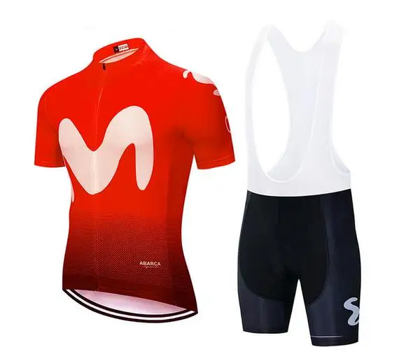 05 Команда movistar Fietsen Kleding Bike jersey Ropa Snel Droog Heren Fiets zomer pro Wielertruien 9D гелевые шорты - Цвет: 05