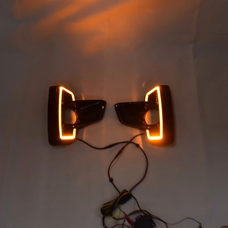 led drl daytime running light fog lamp 12v car running lights