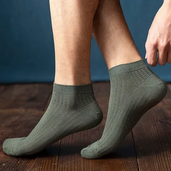 

Solid Color Mesh Ankle Socks Pack Men Dress Socks Spring Casual Cotton Deodorant Formal Wigwam Socks Non Slip Socks