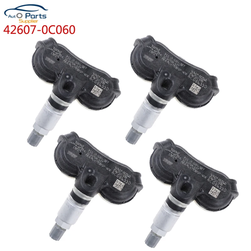 4 шт. 42607-0C060, 42607-0C080, 42607-0C040 TPMS датчик давления в шинах для Toyota Sequoia Sienna Tundra