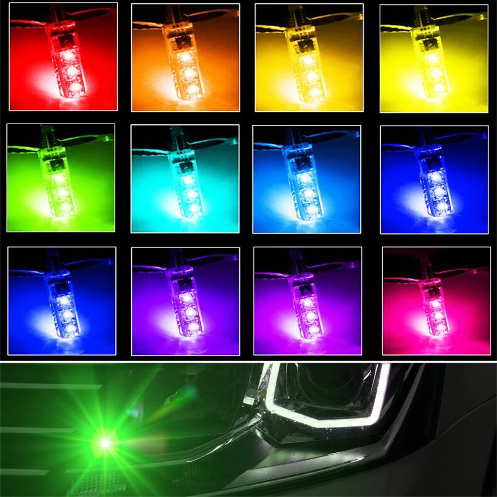 Автомобильные светодиодные светильник пы RGB для ford focus 2 3 bmw e46 e39 e60 Volkswagen Toyota Mercedes