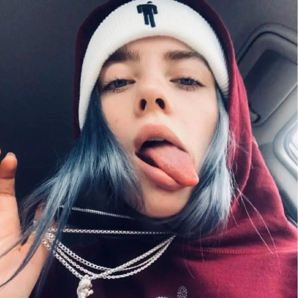 

New Billie Eilish Beanie Hat Casual Cotton Winter Hat For Men Women Solid Knitted Bonnet Cap Dropshipping