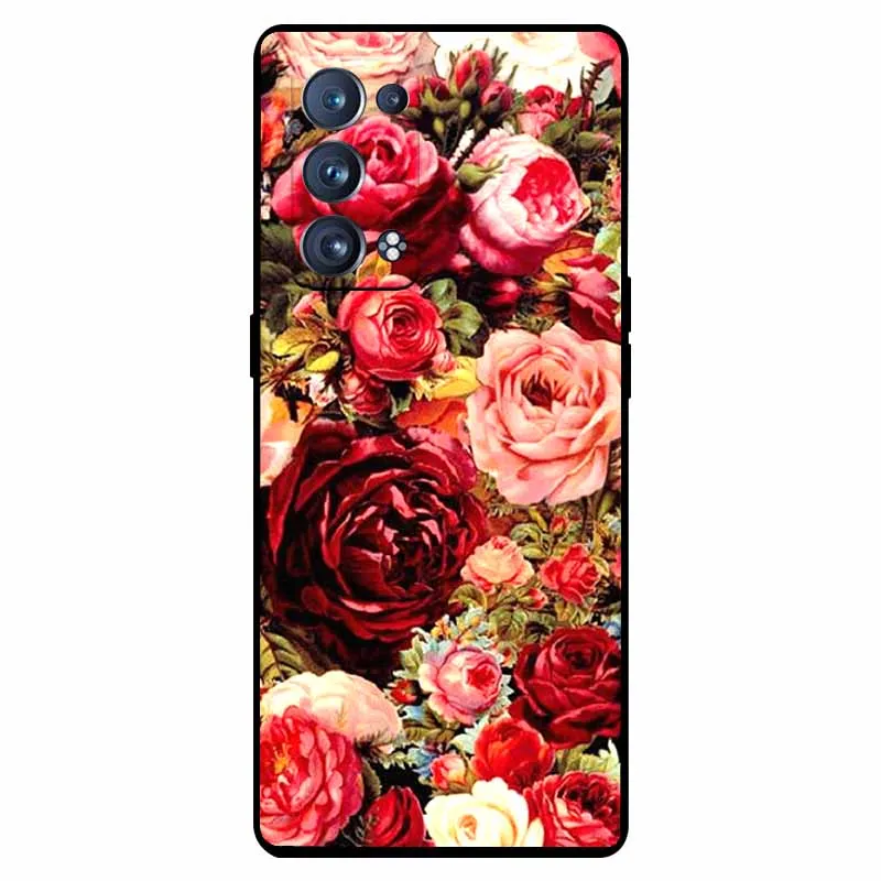 Shockproof Soft Silicone TPU Back Cover for Oppo Reno 6 Pro 5G - Cute and Durable