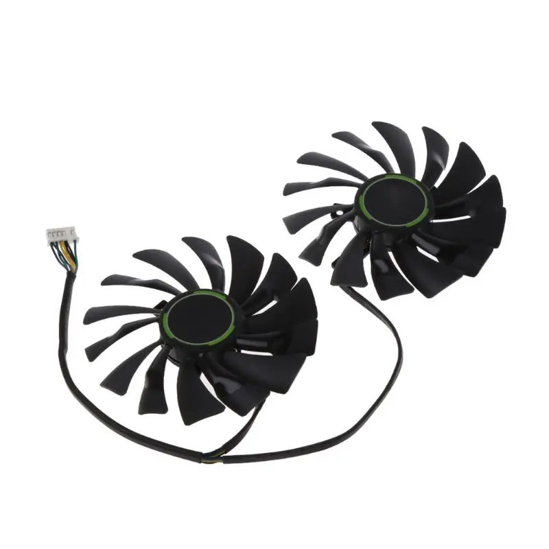 2шт 95 мм PLD10010S12HH 6Pin Видеокарта кулер VGA вентилятор для MSI GTX970 35EA|Охлаждающие