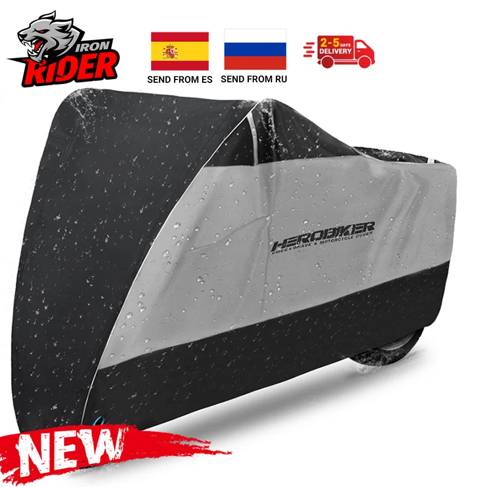 Чехол для мотоцикла HEROBIKER универсальный защита от УФ излучения всесезонный