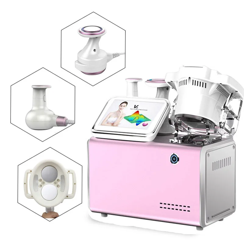  Portable V5 Pro 3 in 1 Vacuum Cavitation System Hifu Body Slimming Equipment Skin Tightening Cellul